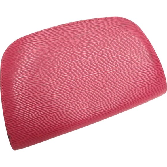 184222BR (L3) Louis Vuitton Clutch Bag Dauphine MM Red Epi Leather - Picture 3 of 13